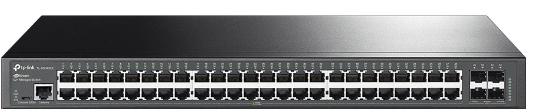 TP-Link - Switch TP-Link SG3452X JetStream 48 Portas Gigabit L2+ Managed Switch with 4 10GE SFP+ Slots