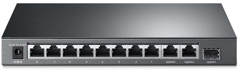 TP-Link - Switch TP-Link TL-SL1311MP 8 Portas 10/100Mbps + 3 Portas Gigabit Desktop Switch c/ 8 Portas PoE+