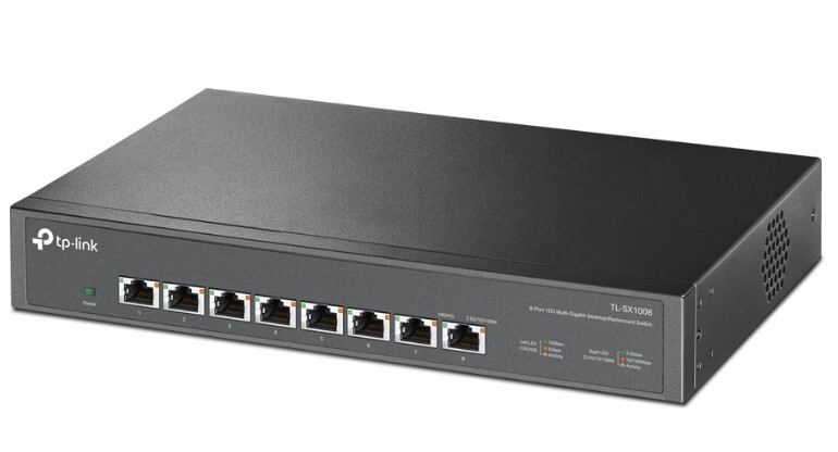 Switch TP-Link TL-SX1008 8 Portas 10GbE UnManaged Rack Mountable