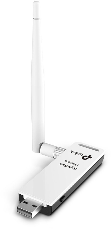 TP-Link - Adaptador USB TP-Link TL-WN722N Wi-Fi N150 High Gain USB 2.0