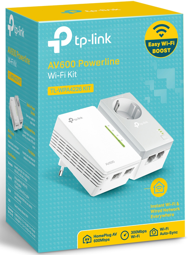 TP-Link - Repetidor TP-Link TL-WPA4226KIT AV600 Repetidor Wi-Fi