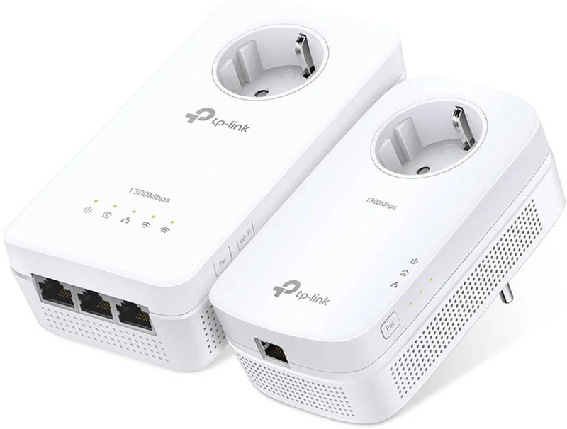 Kit Powerline TP-Link AV1300 TL-WPA8631P Kit Gigabit Passthrough Powerline ac Wi-Fi