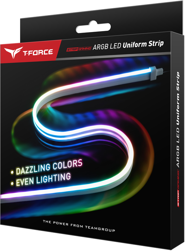 Team Group - Team Group T-Force 2x ARGB LED Uniform Strip 45cm