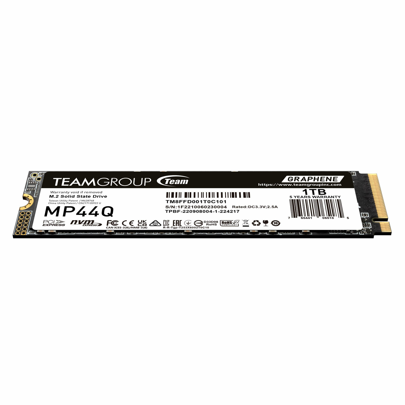 Team Group - SSD Team Group MP44Q 2TB Gen4 M.2 NVMe (7400/6500MB/s)