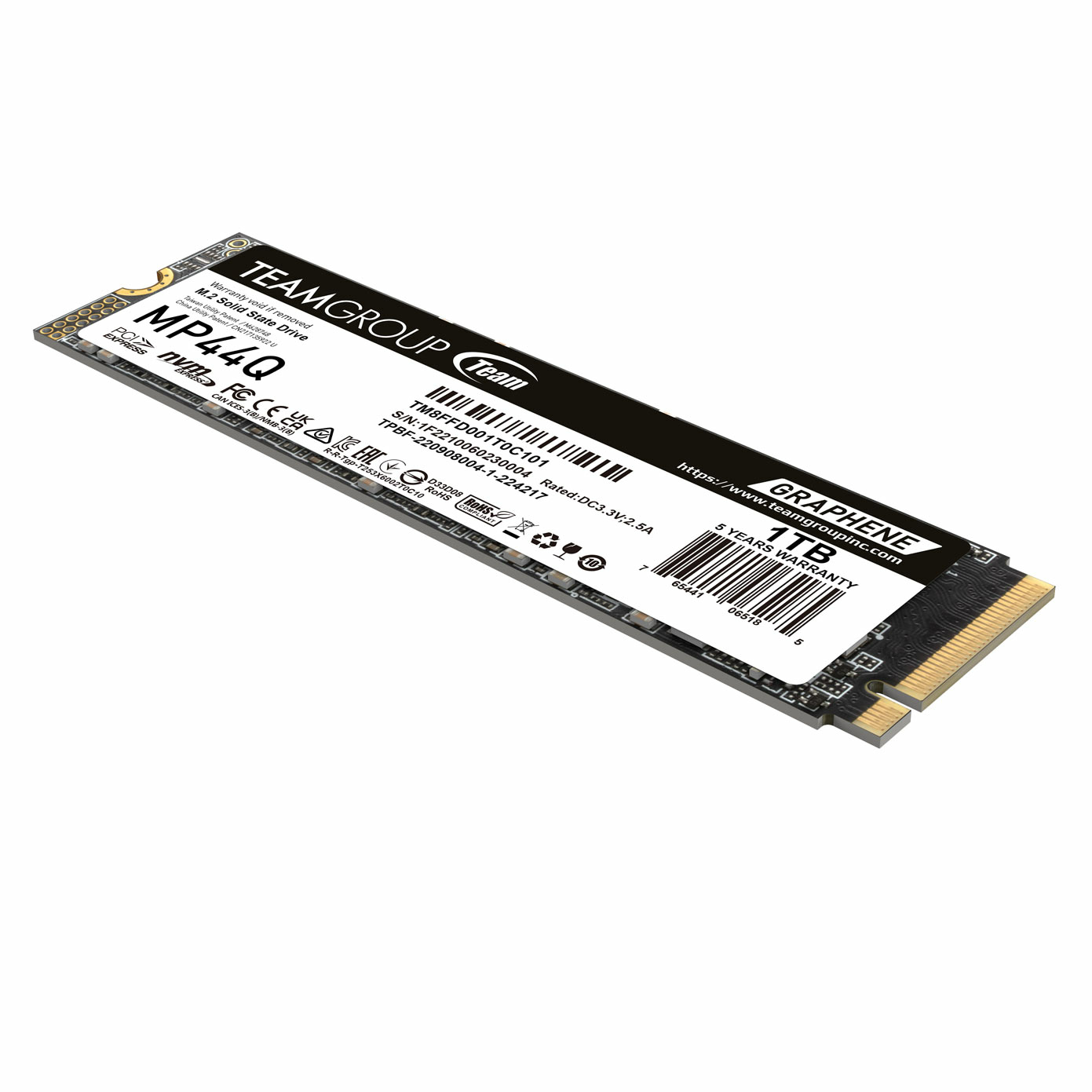 Team Group - SSD Team Group MP44Q 2TB Gen4 M.2 NVMe (7400/6500MB/s)