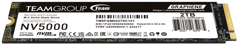Team Group - SSD Team Group NV5000 2TB Gen4 M.2 NVMe (5000/3000MB/s)
