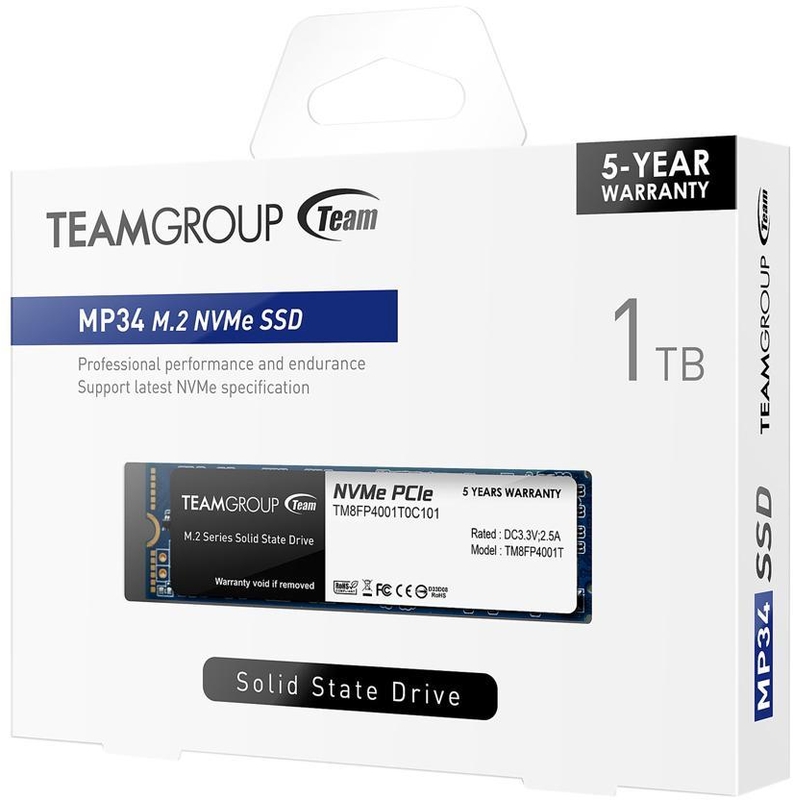 Team Group - SSD Team Group MP34 1TB M.2 NVMe (3400/2900MB/s)