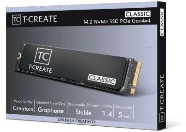 Team Group - SSD Team Group T-Create Classic DL 1TB Gen4 M.2 NVMe (5000/4500MB/s)
