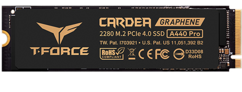 Disco SSD Team Group T-Force Cardea A440 Pro Heatsink 2TB Gen4 M.2 NVMe