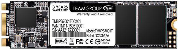 ** B Grade ** SSD Team Group MS30 1TB M.2 2280 SATA (530/480MB/s)