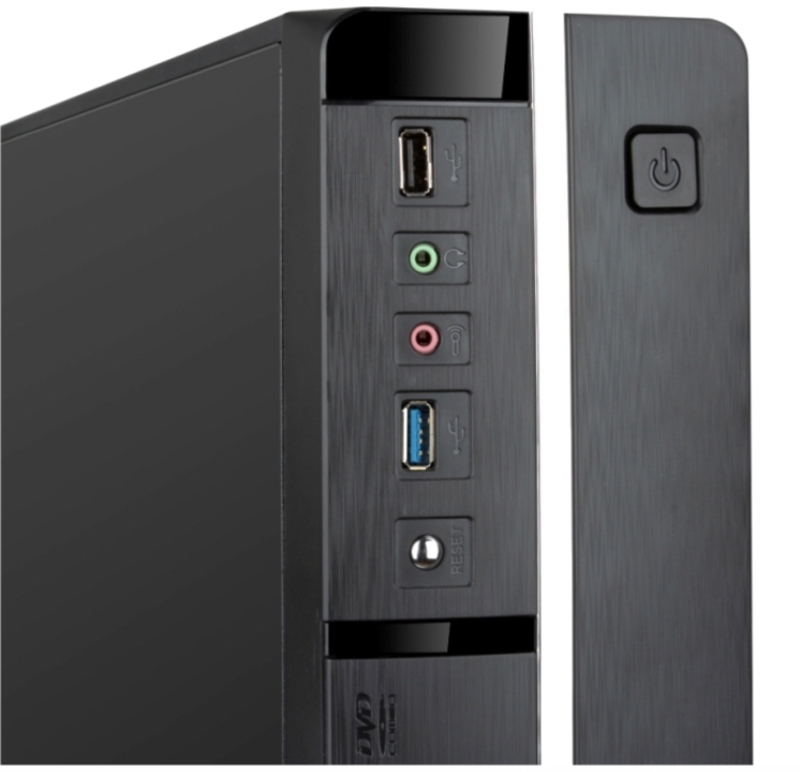 Tooq - ** B Grade ** Caixa Mini-ITX Tooq C/Fonte Alimentação 500W Preta