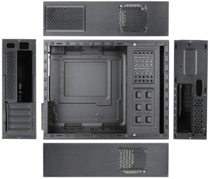 Tooq - ** B Grade ** Caixa Mini-ITX Tooq C/Fonte Alimentação 500W Preta