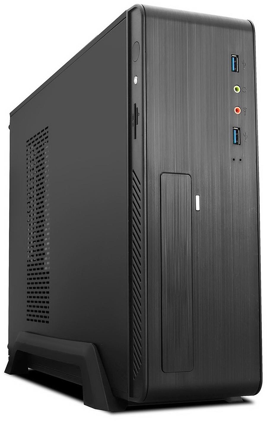  - ** B Grade ** Caixa Mini-ITX Tooq C/Fonte Alimentação 500W + Leitor de Cartões + 2x USB 3.0 Preta