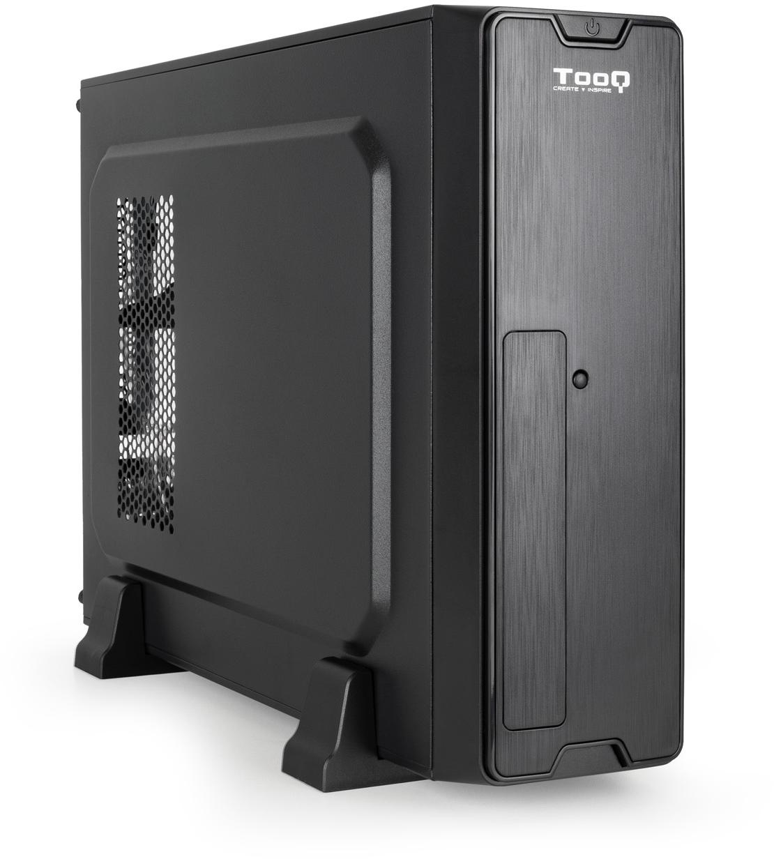 Tooq - Caixa Slim Micro-ATX Tooq C/Fonte Alimentação 500W + Leitor de Cartões + 1x USB 3.0 Preto