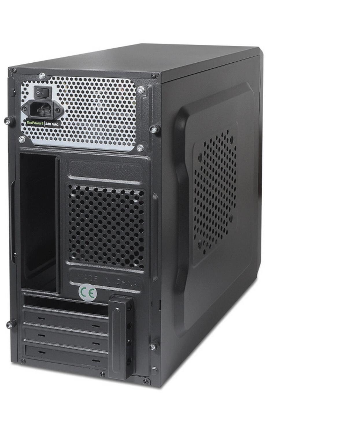  - ** B Grade ** Caixa Micro-ATX Tooq C/ Fonte 500W + Leitor de cartões + 2x USB 3.0 Preta