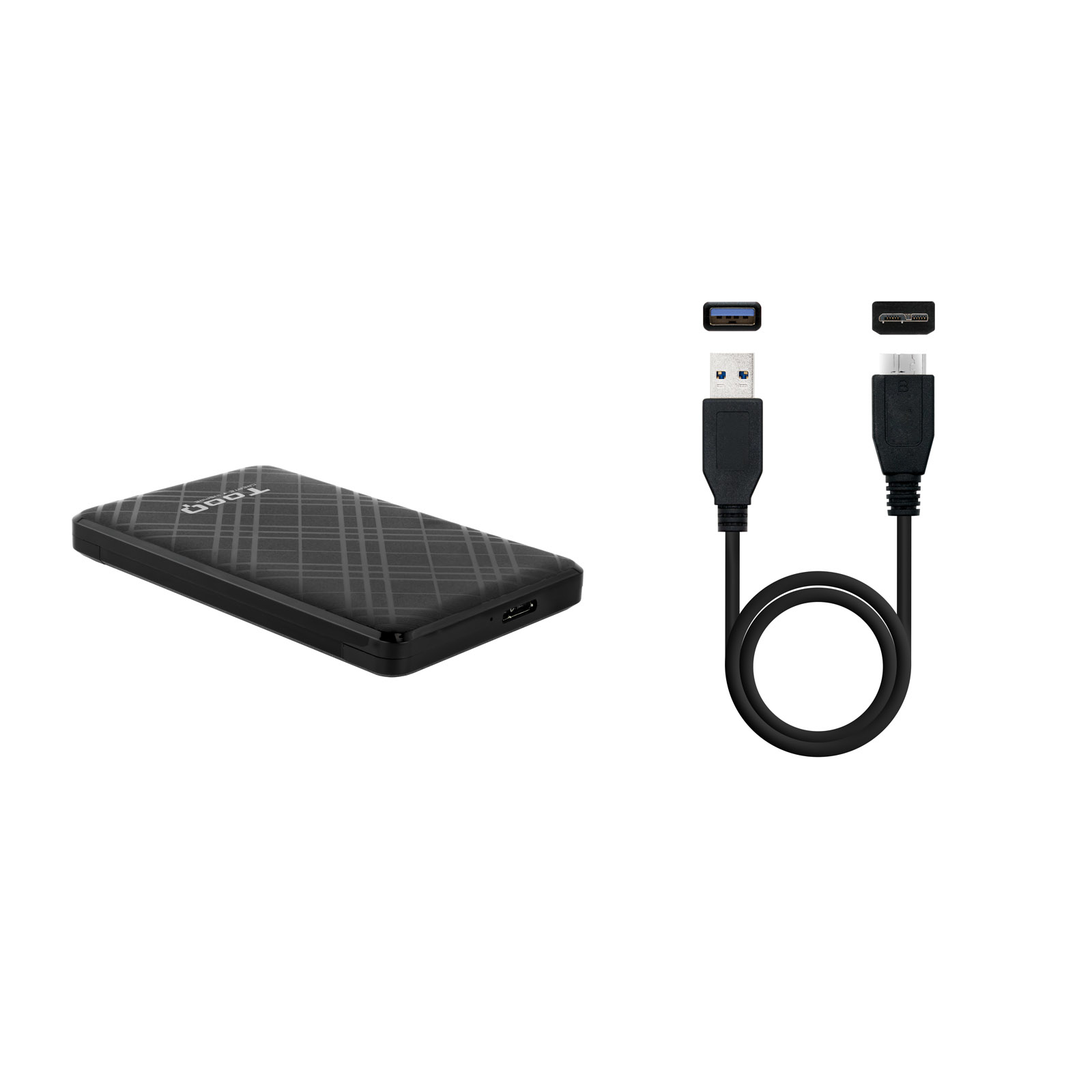 Tooq - Caixa SSD Tooq 2.5" SATA USB3.1 Gen 1 Preto
