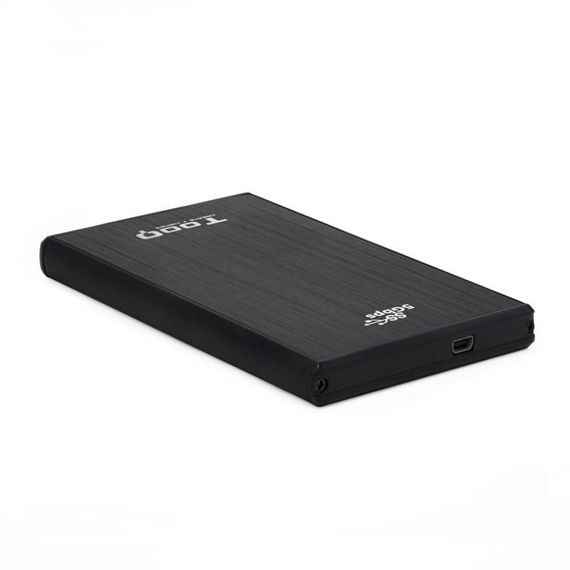 Caixa HDD Tooq 2.5" SATA (9mm) - USB 3.0 Preto