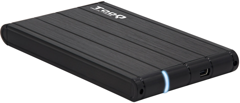 Caixa HDD Tooq 2.5" SATA (9,5mm) USB 3.1 Gen 1 Preto