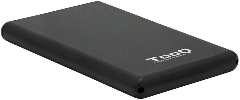 Caixa HDD Tooq 2.5" SATA (95mm) - USB C 3.1 Aluminio Preto