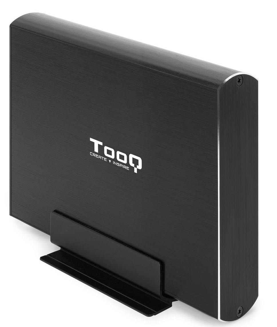 Tooq - Caixa HDD Tooq 3.5" SATA LED USB 3.0 / 3.1 Preto