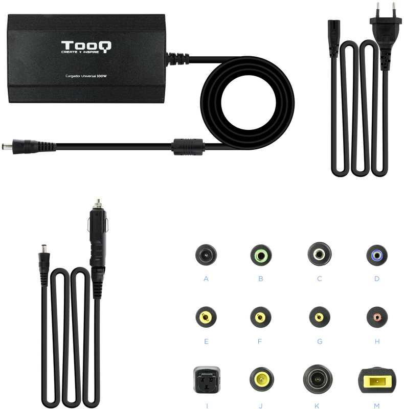 Tooq - Carregador de Portátil Tooq 100W 1x USB Manual