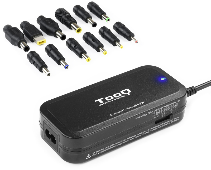 Tooq - ** B Grade ** Carregador de Portátil Tooq 90W 1x USB Manual