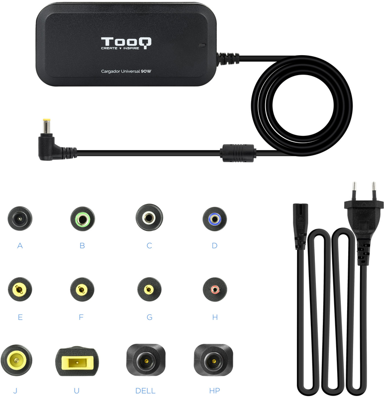 Tooq - ** B Grade ** Carregador de Portátil Tooq 90W 1x USB Manual