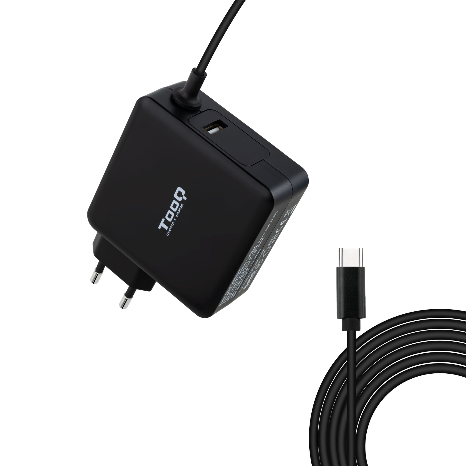 Tooq - Carregador de Portátil Tooq PD 3.0 90W USB-C