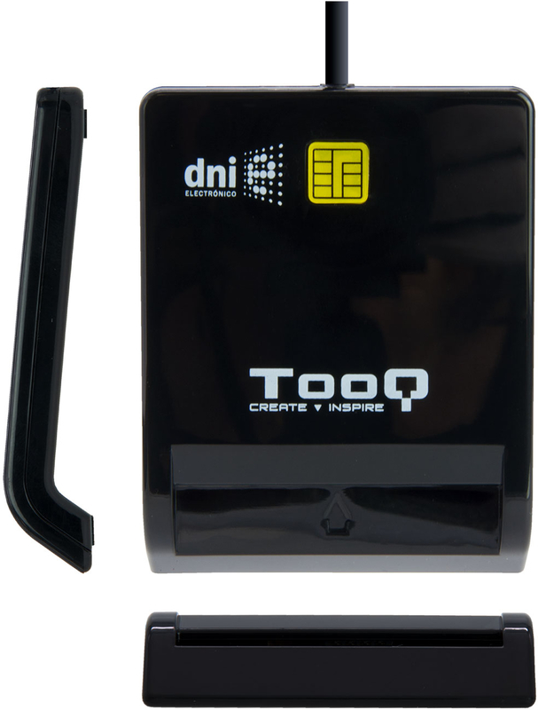 Tooq - Leitor de Cartões Tooq Cartões de Cidadão / DNI 4.0 USB 2.0 Preto