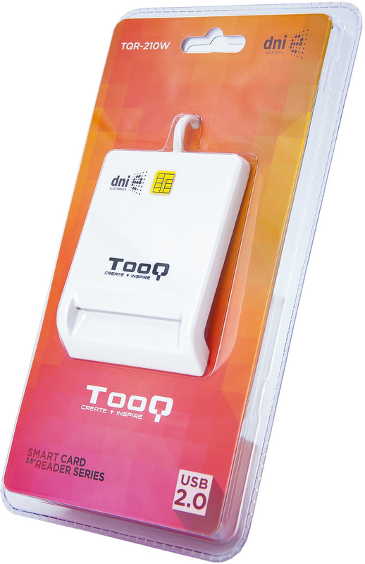 Tooq - Leitor de Cartões Tooq Cartões de Cidadão / DNI 4.0 USB 2.0 Branco