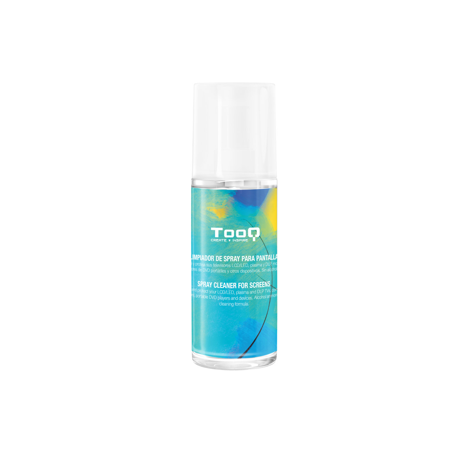 Tooq - Kit de Limpeza Ecrã Tooq Spray com Pano de Microfibra