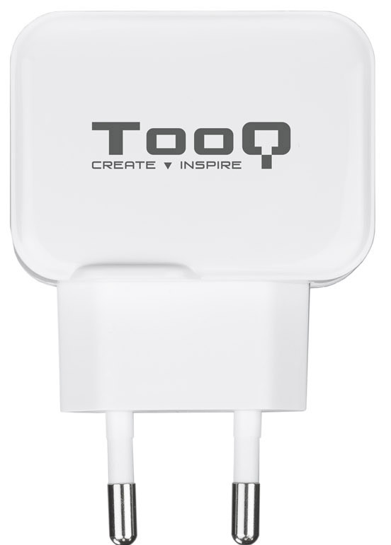 Tooq - Carregador Tooq  USB 5V 2.4A Branco