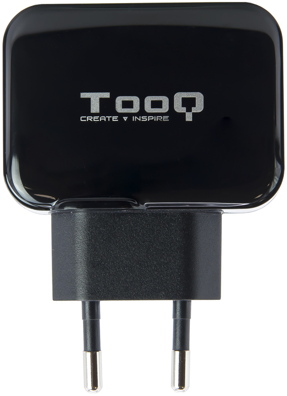 Tooq - Carregador Tooq 2x USB 5V 3.4A com Controlo AI Preto