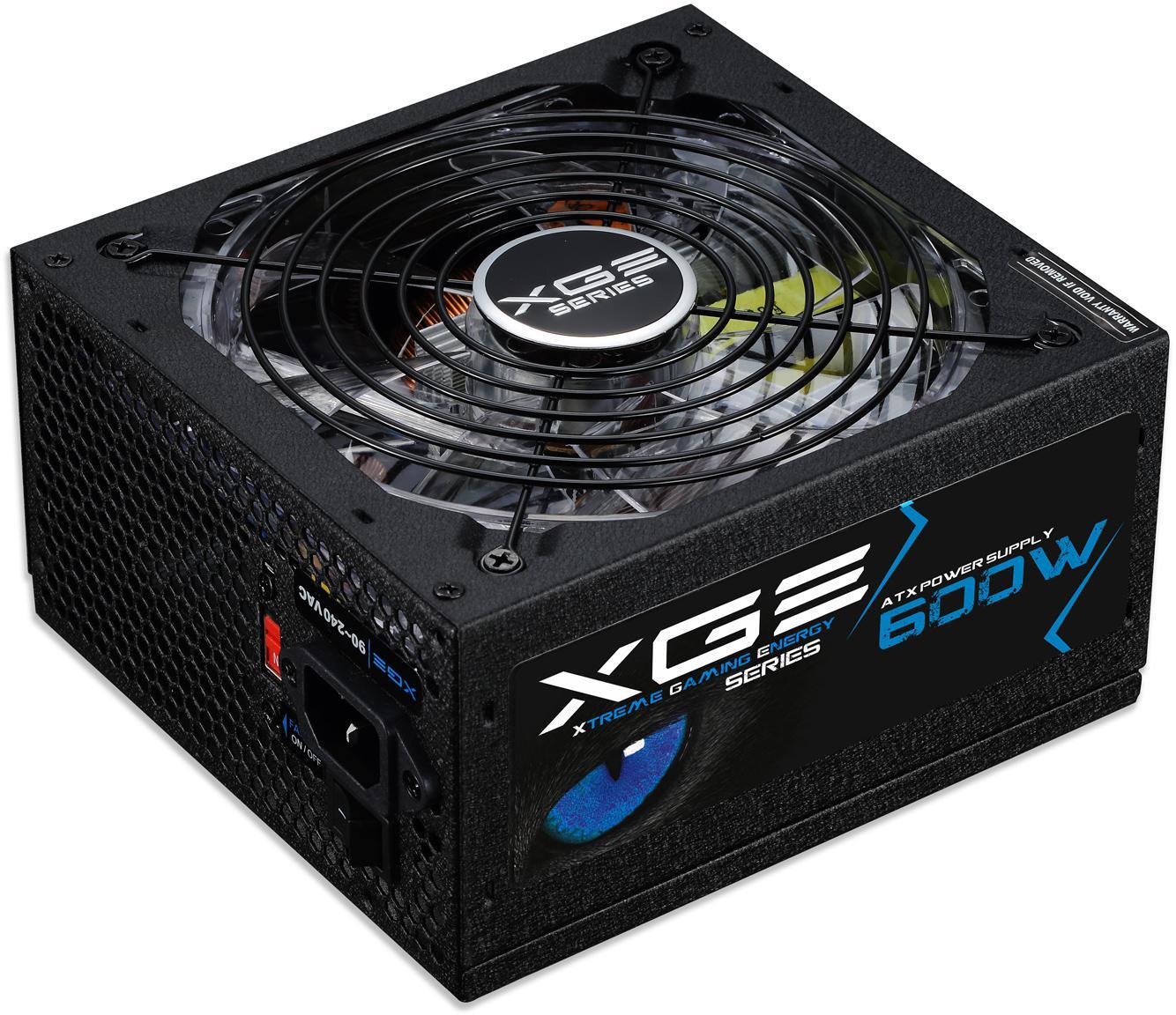 Tooq - ** B Grade ** Fonte de Alimentação Tooq Xtreme Gaming Energy II 600W 80+ Bronze c/LED