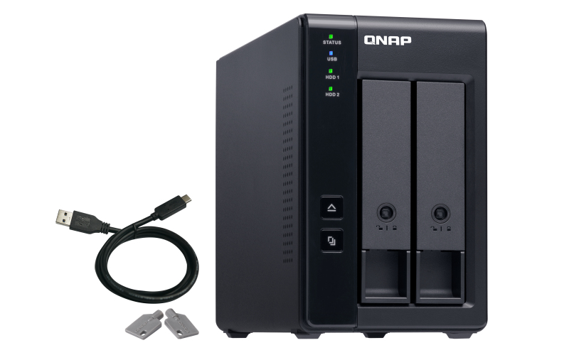 QNAP - Unidade de Expansão NAS QNAP TR-002 - 2 Baías - USB Type C