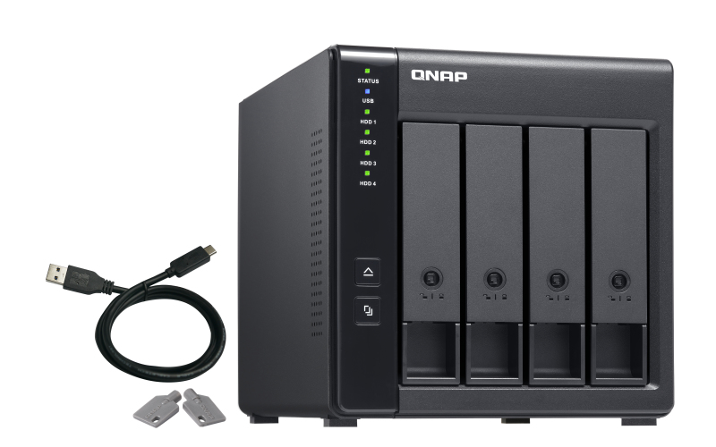 QNAP - Unidade de Expansão NAS QNAP TR-004 - 4 Baías - USB Type C