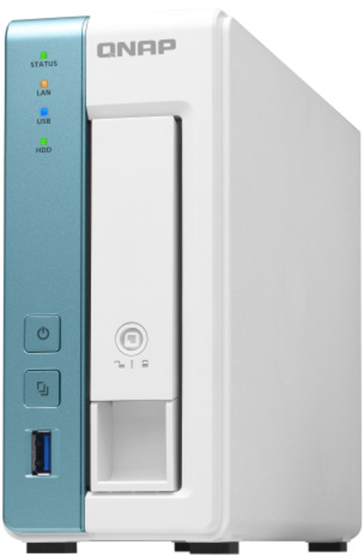 NAS QNAP TS-131K - 1 Baía - 1.7GHz 4-core - 1GB RAM