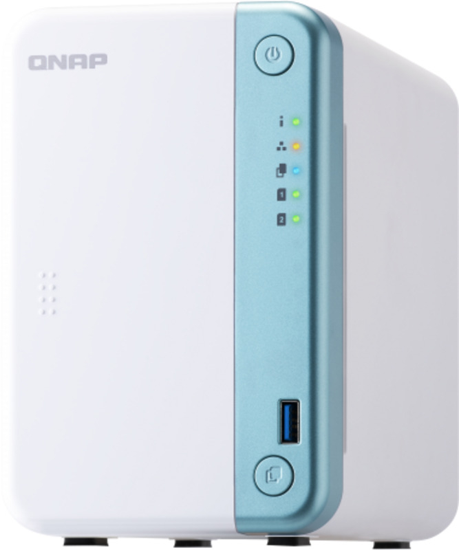 NAS QNAP TS-251D-2G - 2 Baías - 2.0GHz 2-core - 2GB RAM