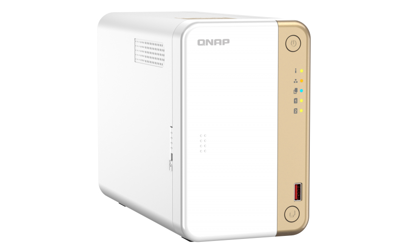 QNAP - NAS QNAP TS-262-4G - 4 Baías - 2.9GHz 2-core - 4GB RAM