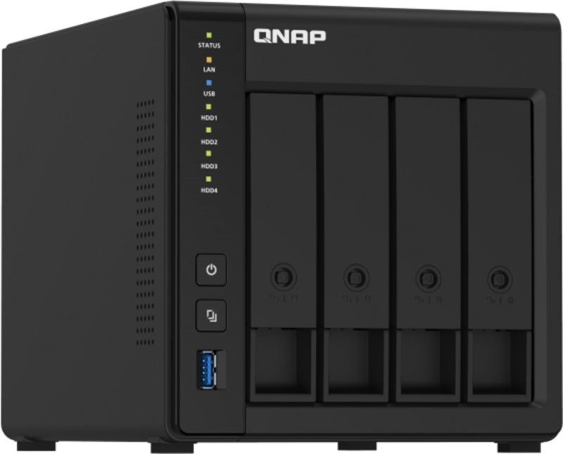 QNAP - NAS QNAP TS-451D2-4G - 4 Baías - 2.0GHz 2-core - 4GB RAM