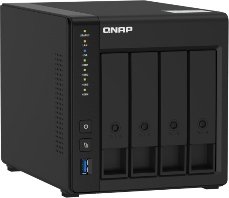 QNAP - NAS QNAP TS-451D2-4G - 4 Baías - 2.0GHz 2-core - 4GB RAM