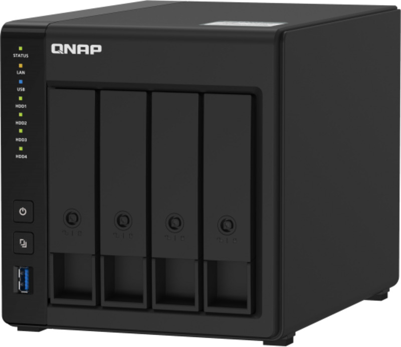QNAP - NAS QNAP TS-451D2-4G - 4 Baías - 2.0GHz 2-core - 4GB RAM