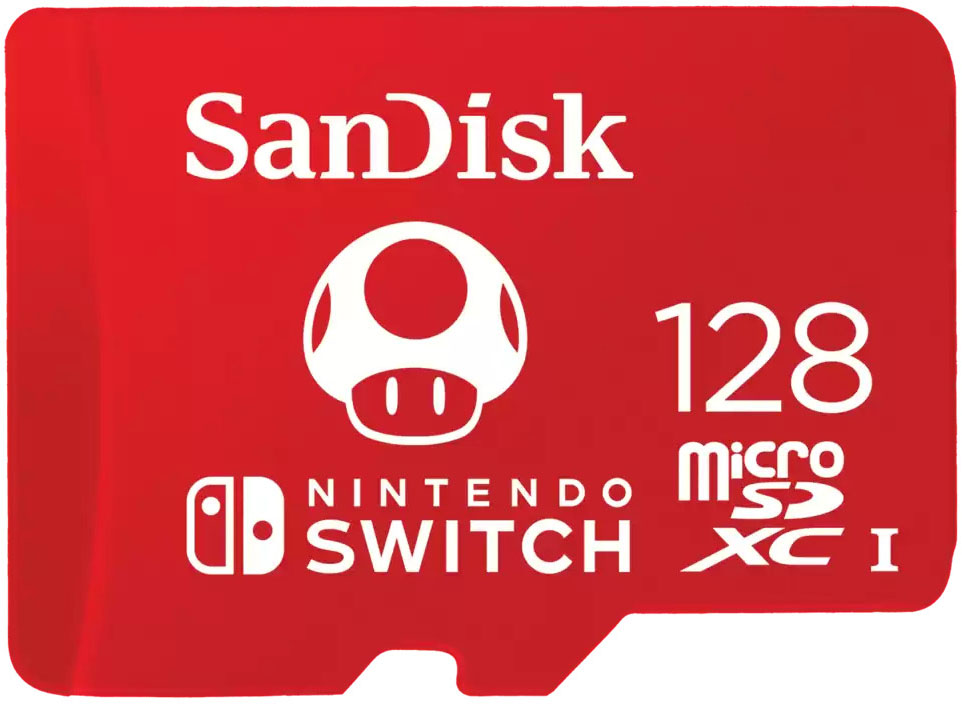 Cartão SanDisk Ultra MicroSDXC Nintendo SwitchUHS-I U3 128GB