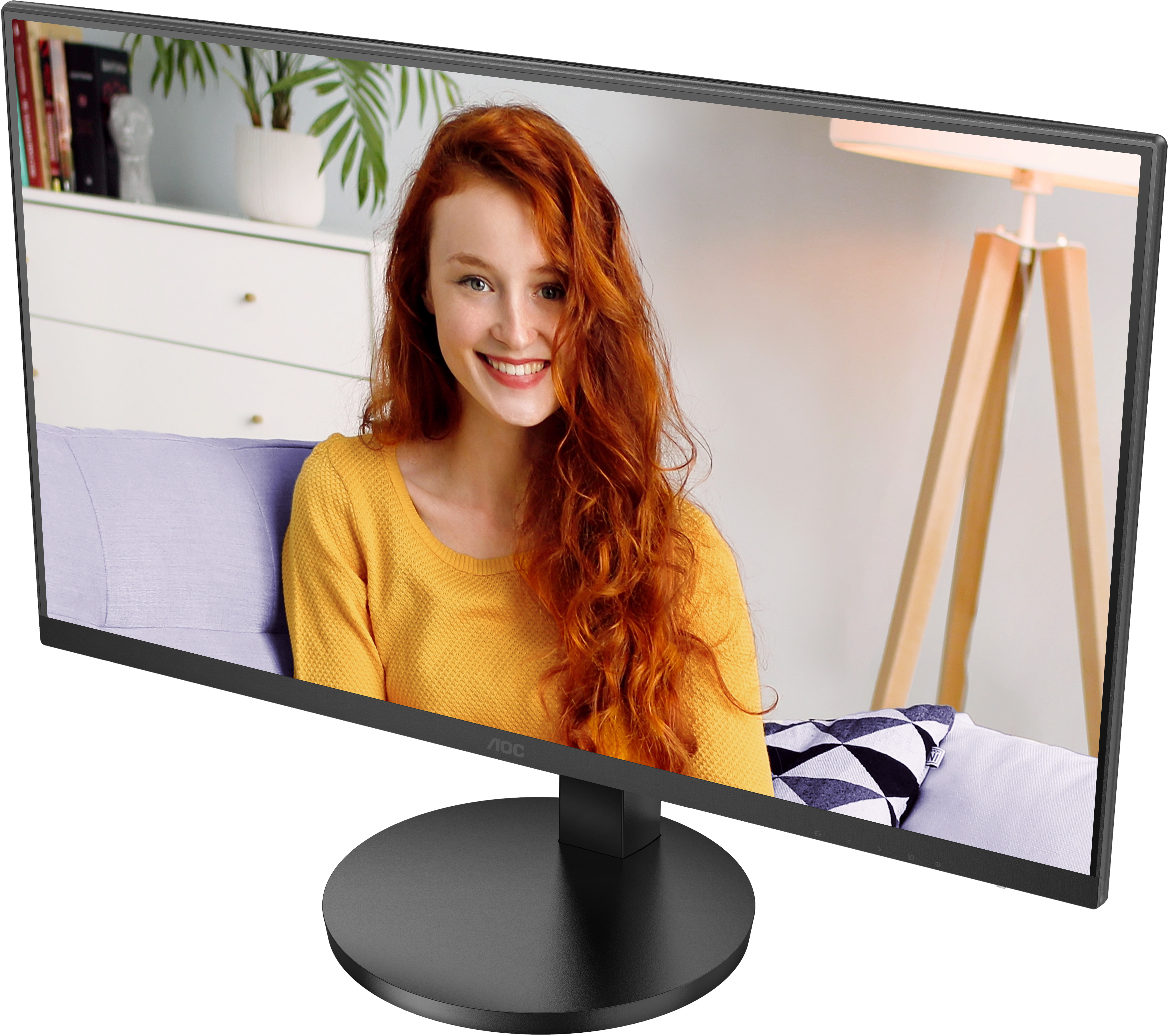 AOC - Monitor AOC 27" U27B3AF IPS 4K 60Hz Ajuste em Altura