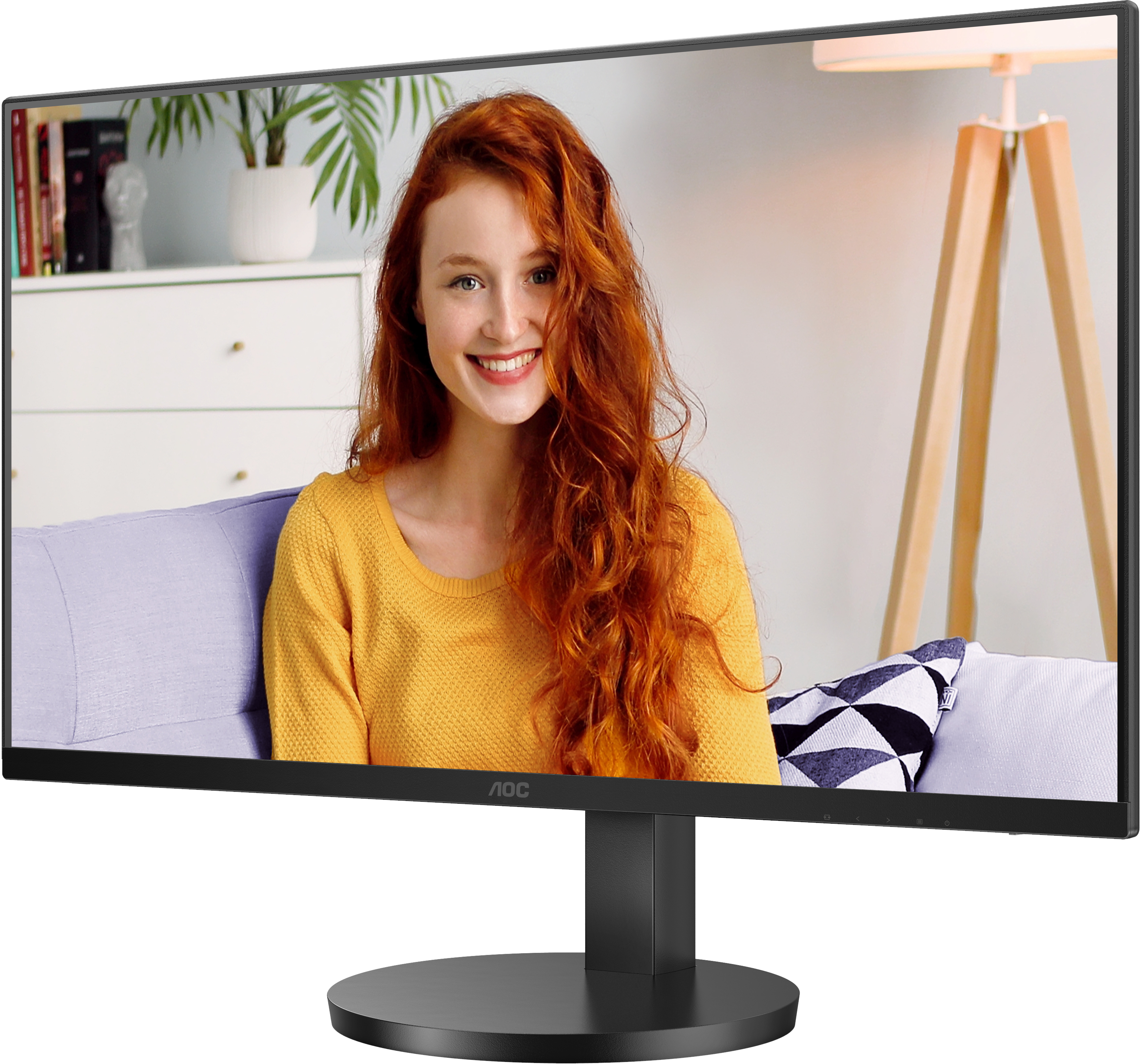 AOC - Monitor AOC 27" U27B3AF IPS 4K 60Hz Ajuste em Altura