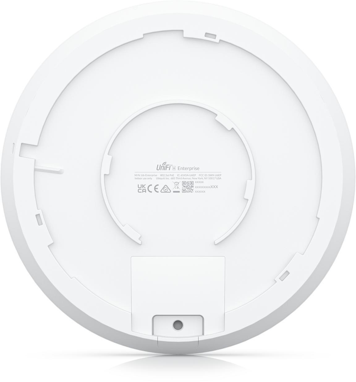 Ubiquiti - Access Point Ubiquiti U6 Enterprise WiFi 6E Tri-Band 4x4 MU-MIMO 2.5GbE PoE+