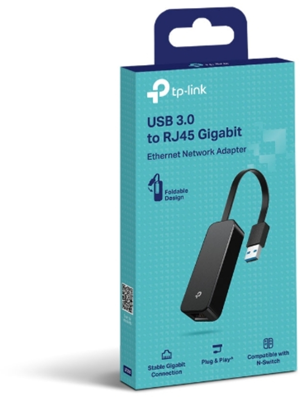 TP-Link - Adaptador USB TP-Link UE306 USB 3.0 > Ethernet Gigabit Preto