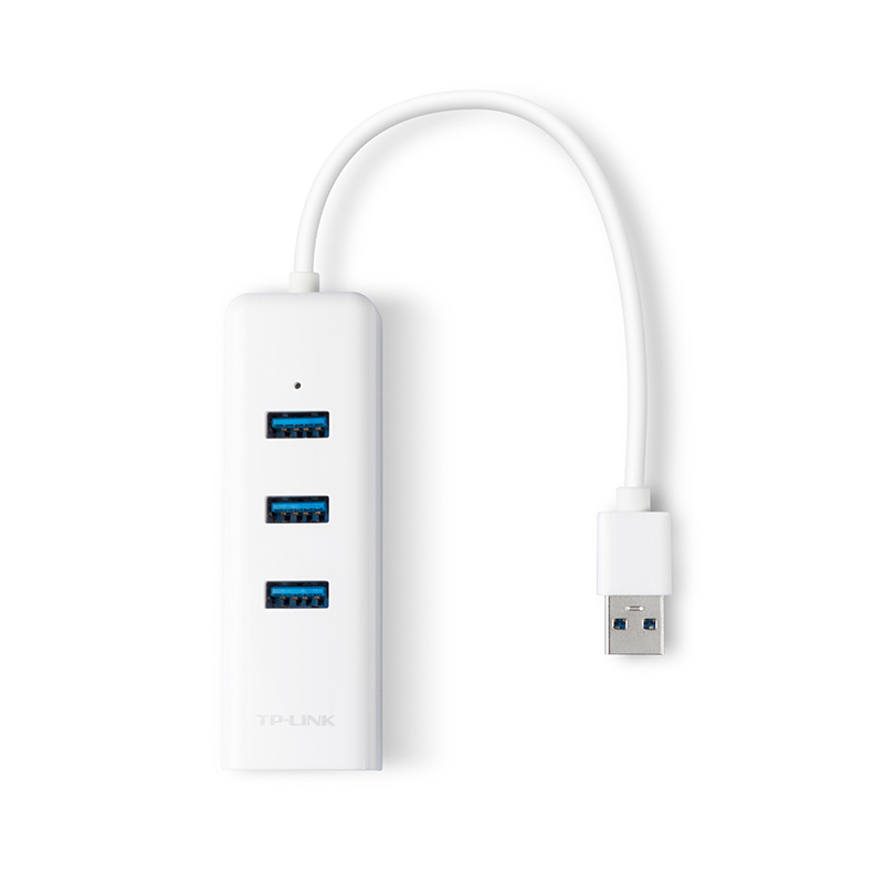 TP-Link - Adaptador USB TP-Link UE330 USB 3.0 > Ethernet Gigabit + 3 Portas USB 3.0