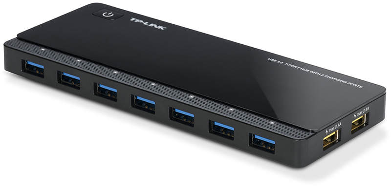 TP-Link - Hub USB TP-Link 7 Portas USB 3.0 2x 2.4A Smart Charging