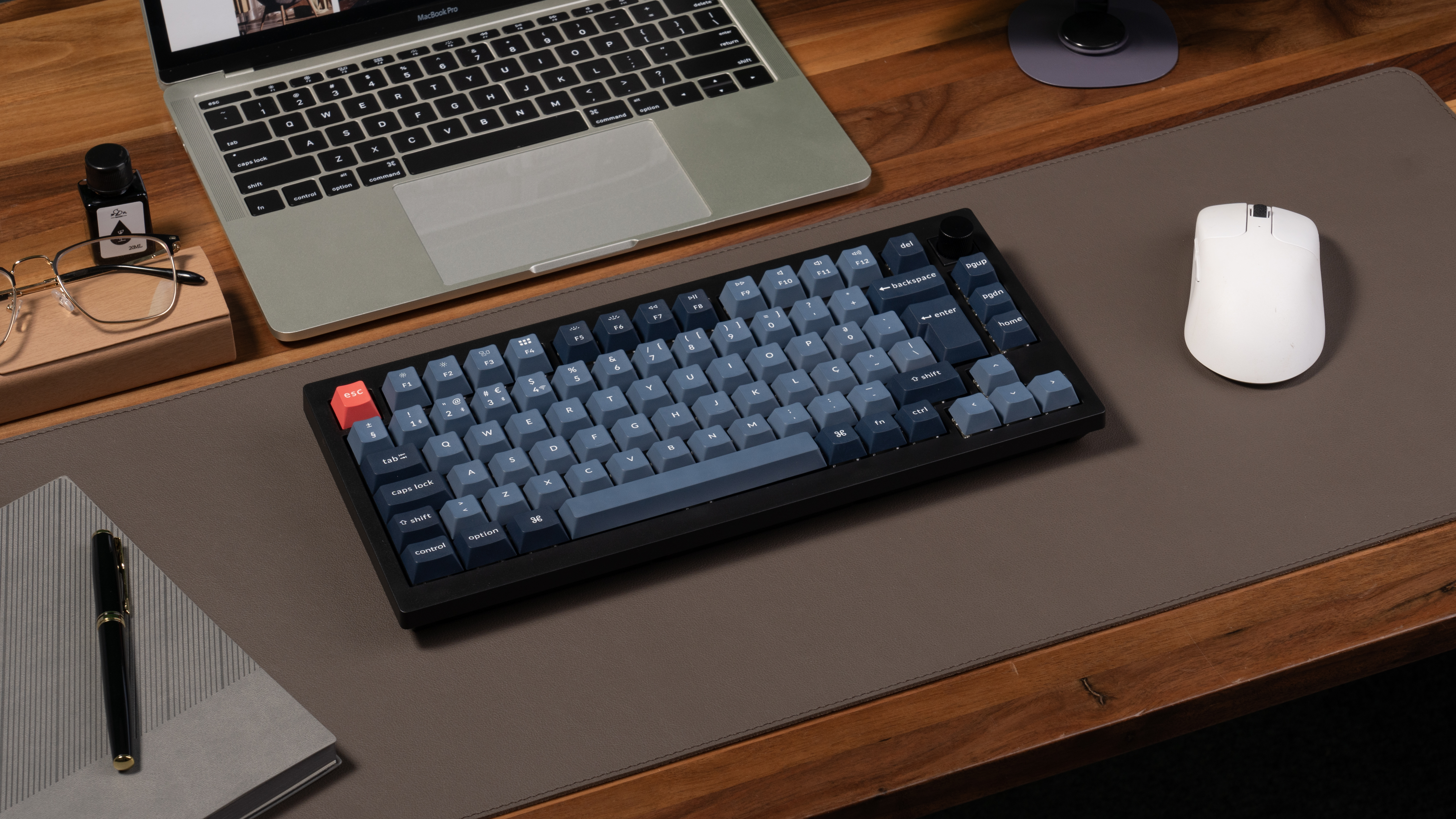Keychron - Teclado Mecânico Keychron V1 Max 75% Wireless Gateron Jupiter Switch Red Linear